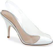 Gianvito Rossi Clear Slingback Sandal