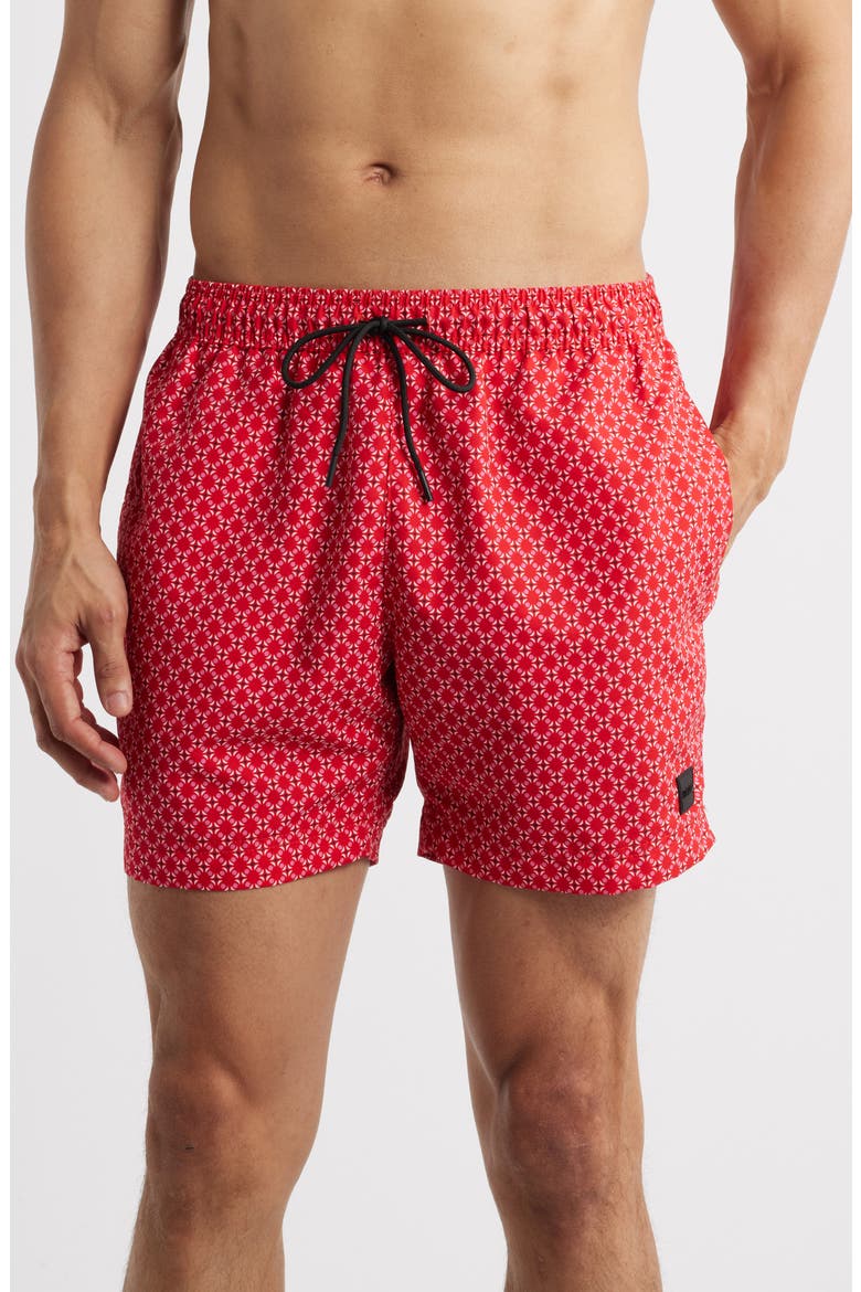 Vibe Swim Trunks, Main, color, MEDIUM RED