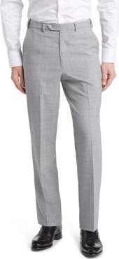 Berle Self Sizer Flat Front Dress Pants