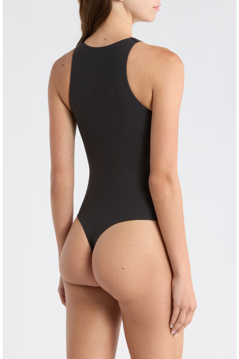 Fits Everybody High Neck Bodysuit, Alternate, color, ONYX