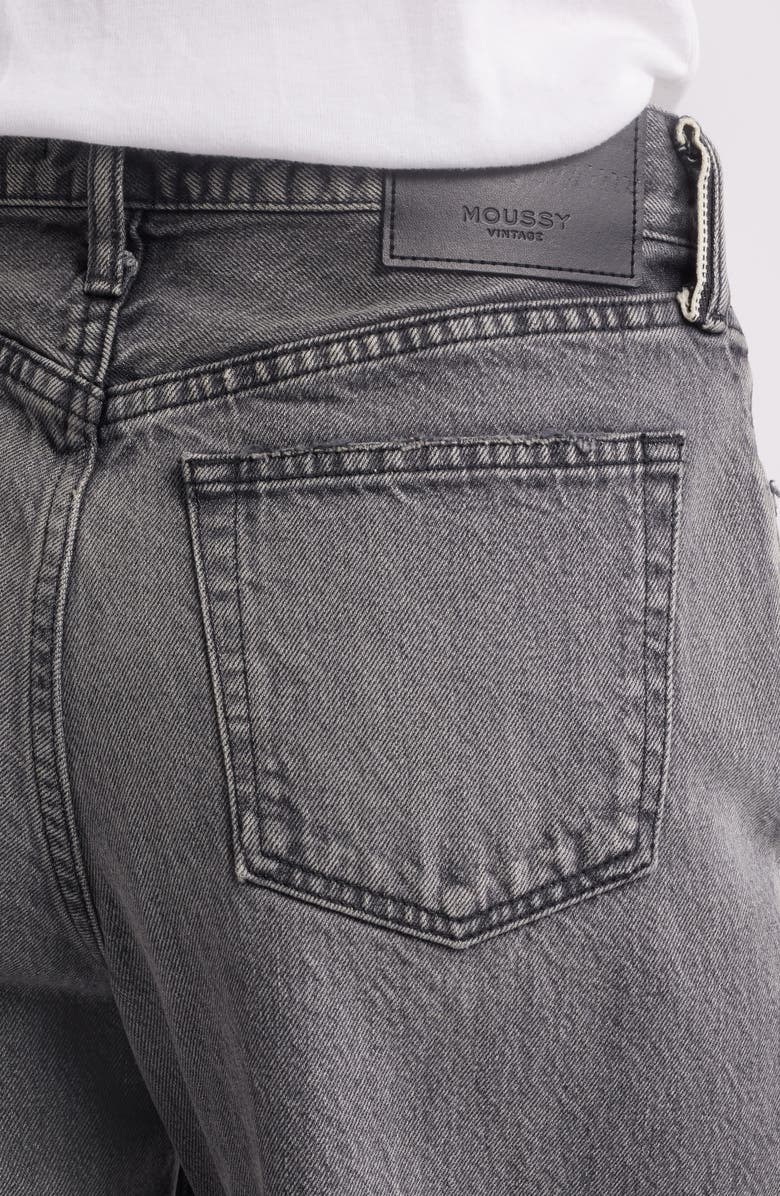 MOUSSY VINTAGE Elmont High Waist Superwide Leg Jeans, Alternate, color, Light Black