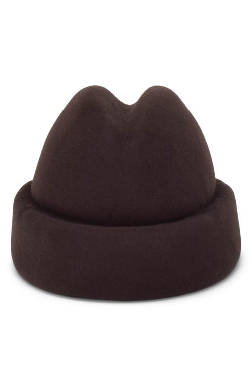 Gigi Burris Millinery Sharina Wool Felt Hat In Brown