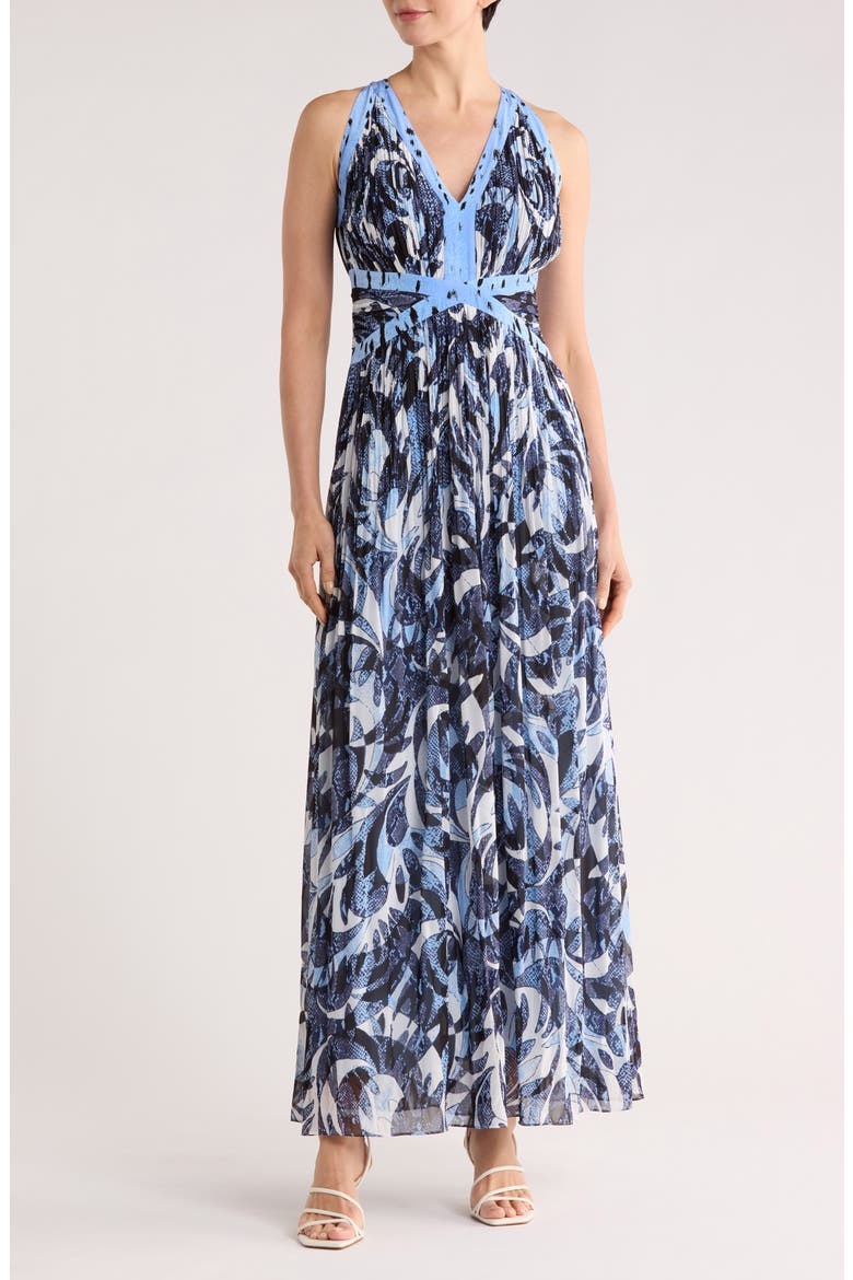 Levada Sleeveless Maxi Dress, Main, color, SERPANT DANCE LARGE