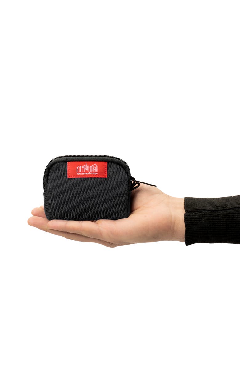 Manhattan Portage Coin Purse W/Divider, Alternate, color, Black