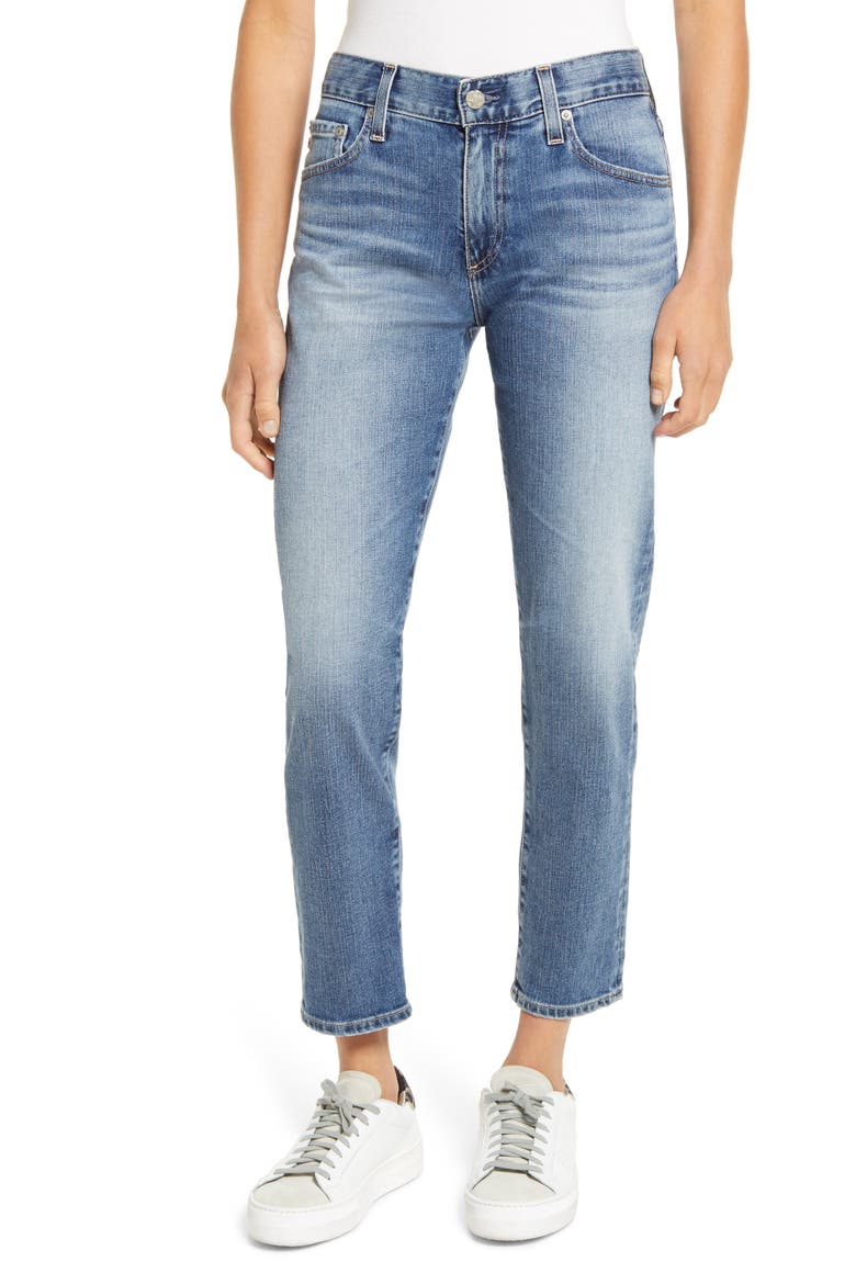The Ex-Boyfriend Ankle Slim Jeans, Main, color, 19 YEARS FRUITION