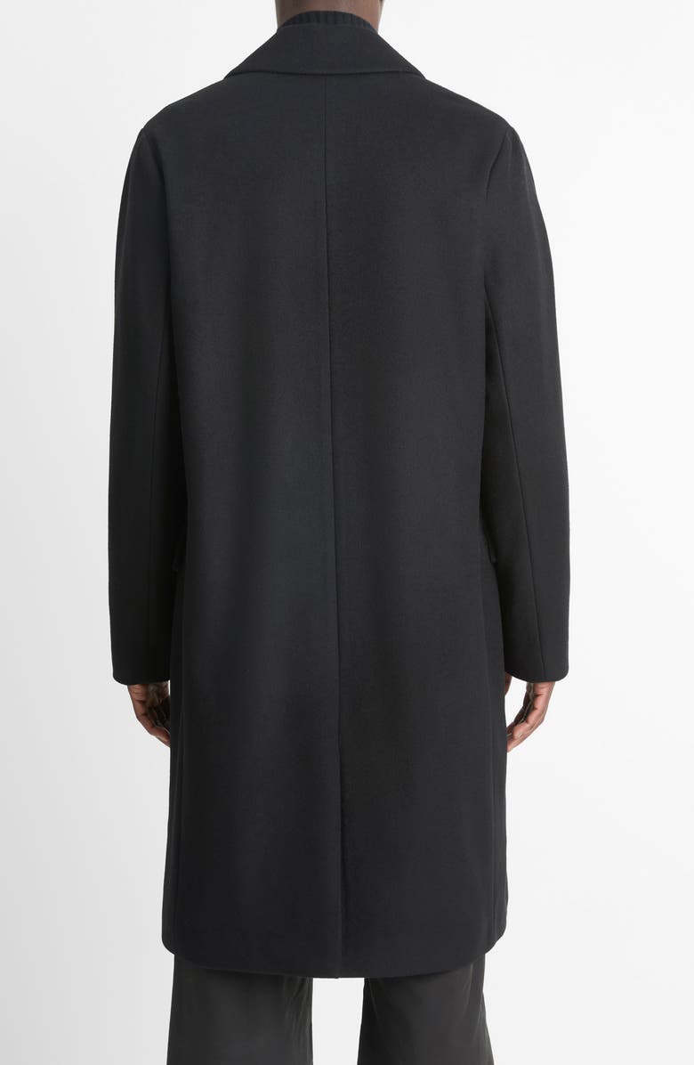 Vince Double Breasted Wool Blend Coat, Alternate, color,