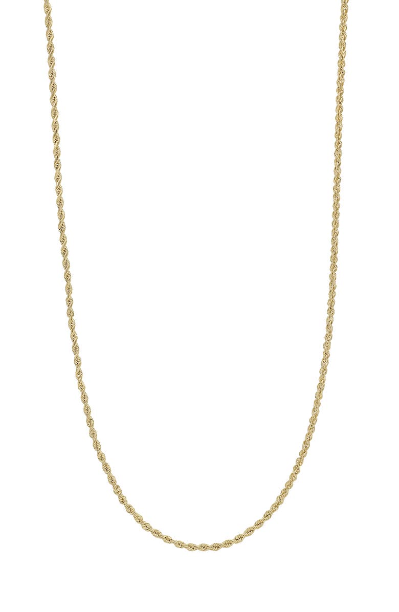 Bony Levy 14K Gold Rope Chain Necklace, Main, color, 