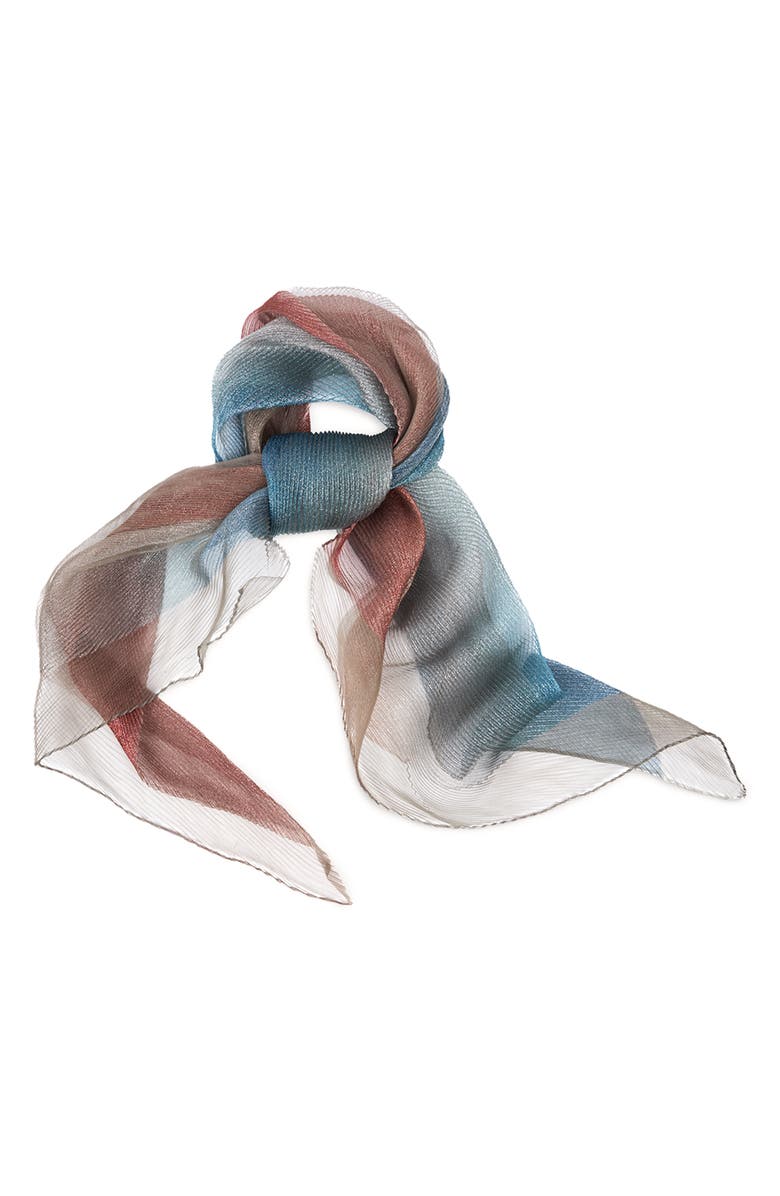 SAACHI Ombré Glitter Scarf, Main, color, Multi