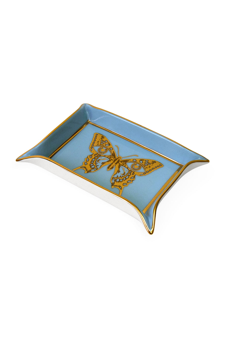 Mariposa Valet Tray, Alternate, color, Light Blue / Gold