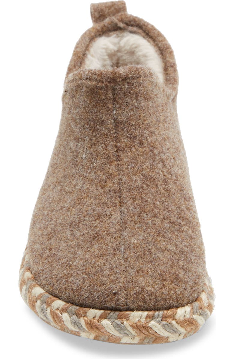Toni Pons Maia Faux Fur Lined Scuff Slipper, Alternate, color, Taupe