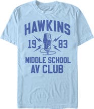 Stranger Things Men's Stranger Things Hawkins AV Club 1983 Graphic T-Shirt