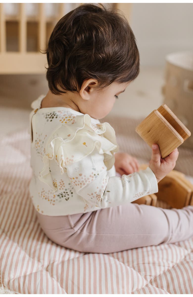 Pehr Essential Stretch Organic Cotton Leggings, Alternate, color, Pale Pink