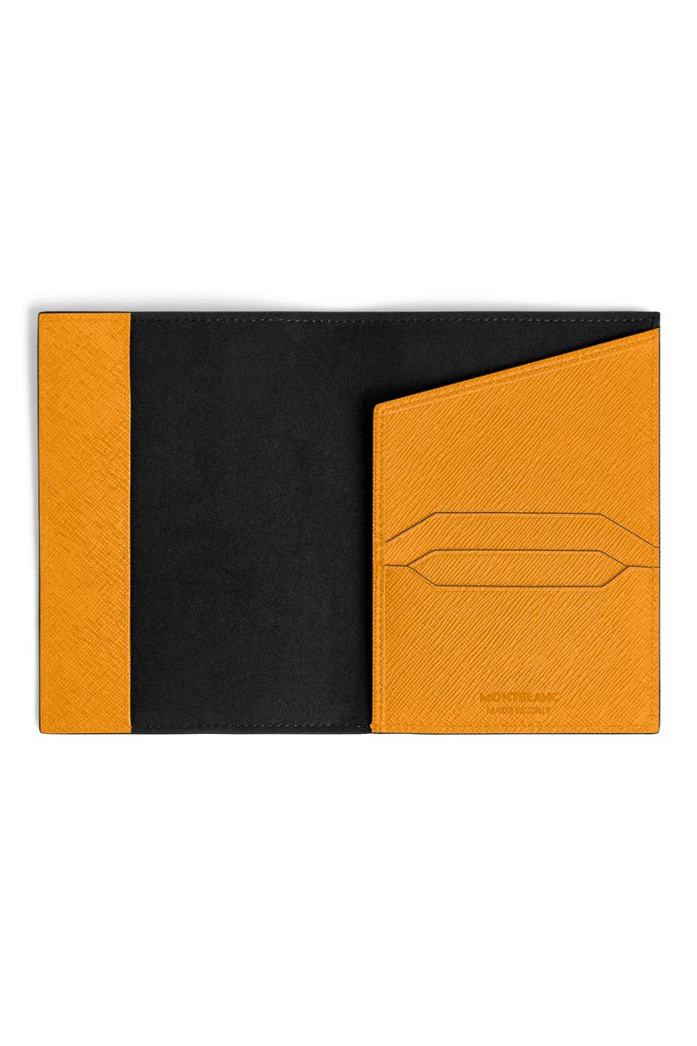 Sartorial Leather Passport Case, Alternate, color, YELLOW