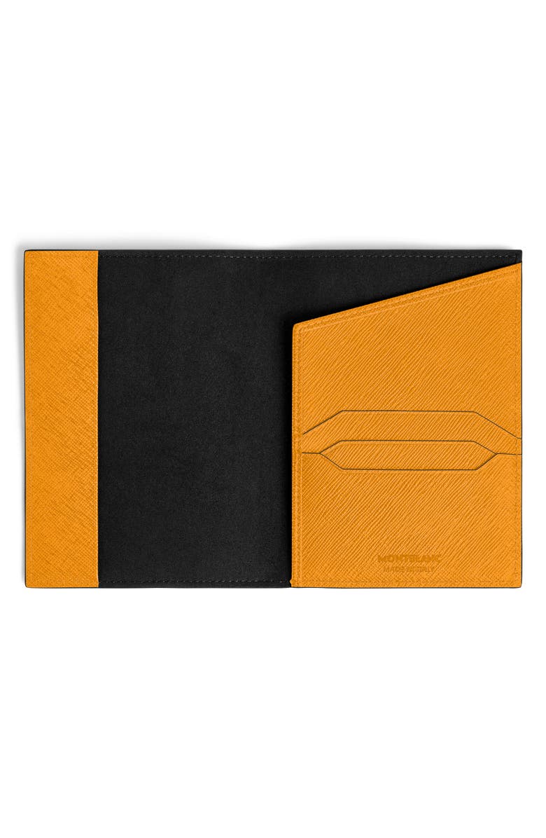 Montblanc Sartorial Leather Passport Case, Alternate, color, 