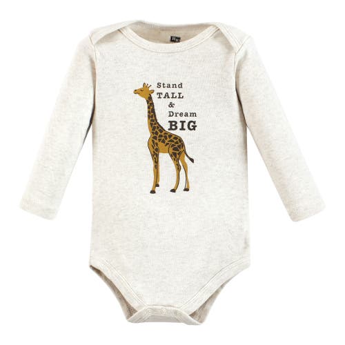 Hudson Baby Cotton Long-sleeve Bodysuits 5-pack In Multi