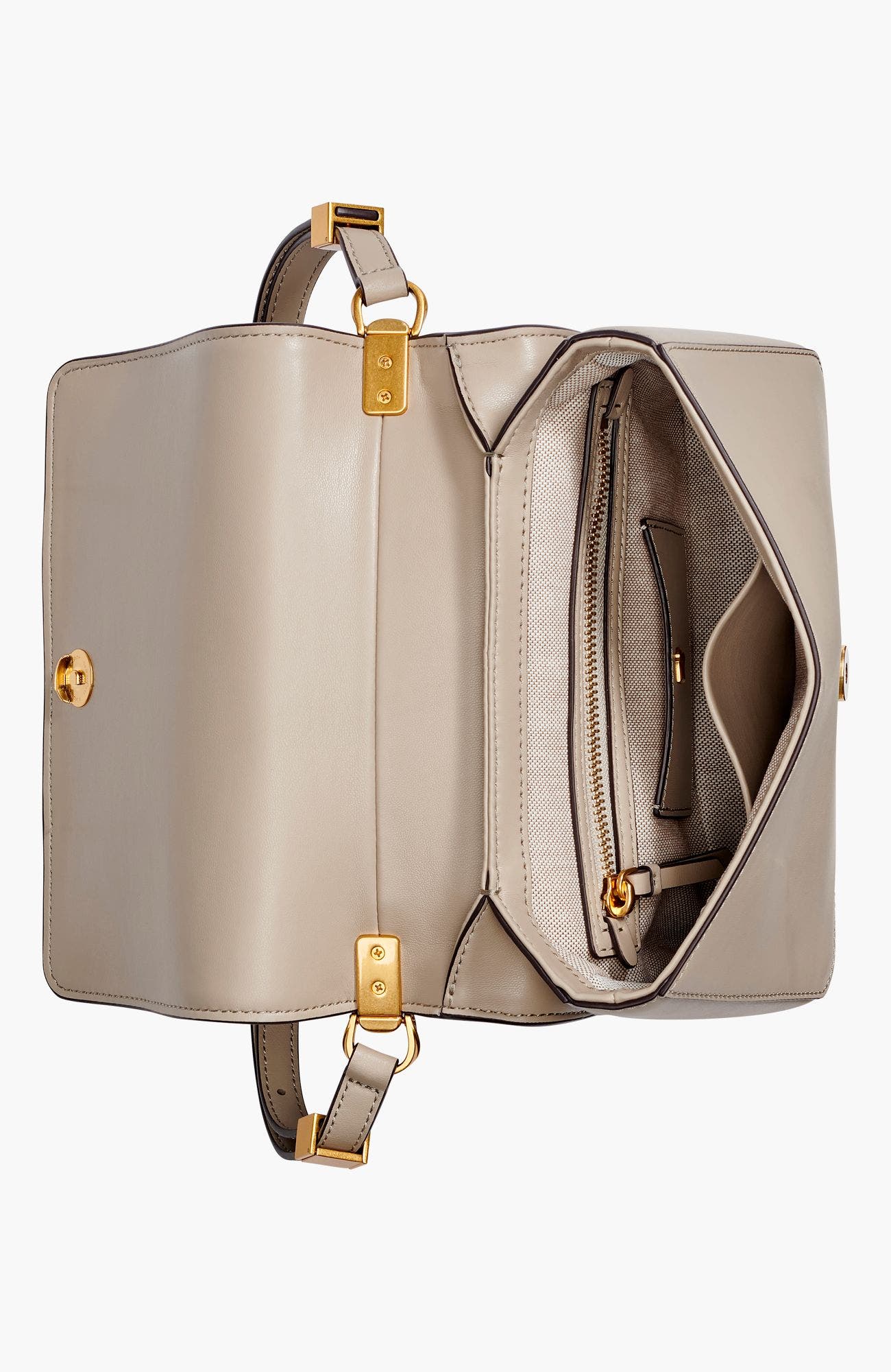 Jericho Croc-Effect Suede Shoulder Bag, Alternate, color, Moth