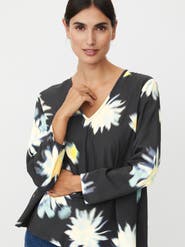 Masai Copenhagen Kala Long Sleeve V-Neck Blouse