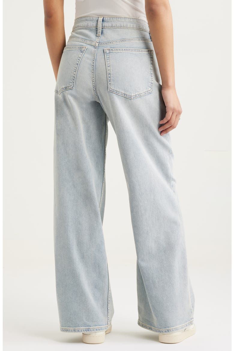 Mid Rise Baggy Jeans, Alternate, color, BUCK YELLOW TINT WASH