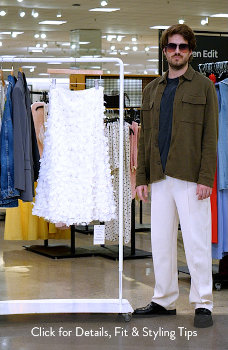 3D Floral Midi Skirt, sales video thumbnail