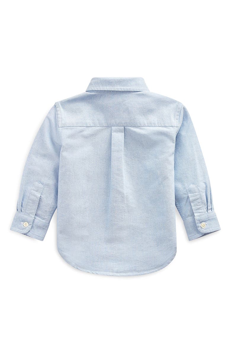 Ralph Lauren Oxford Shirt, Alternate, color, Oxford Blue