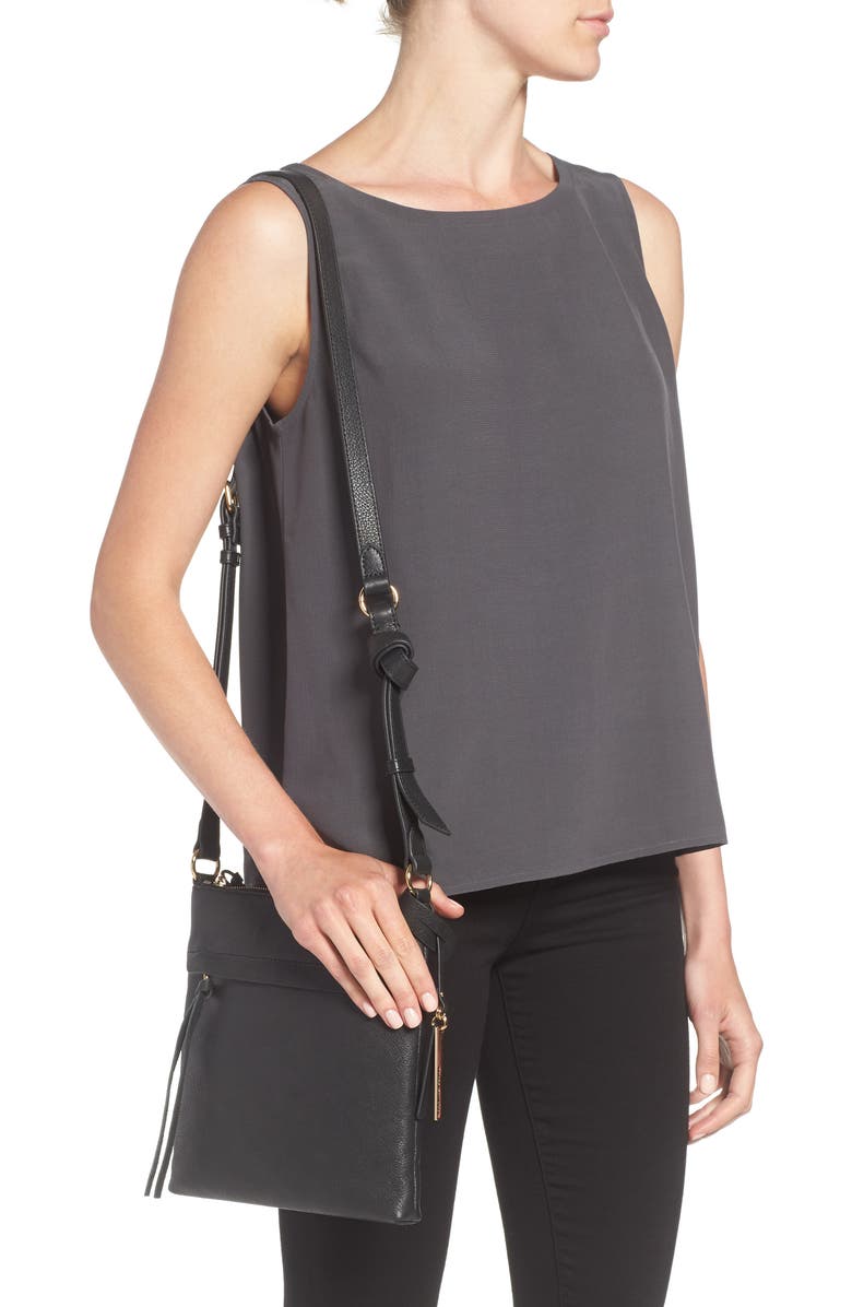 Vince Camuto Felax Leather Crossbody Bag, Alternate, color,