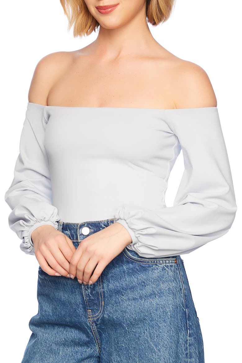 Poet Off the Shoulder Top, Main, color, TRANQUILITY