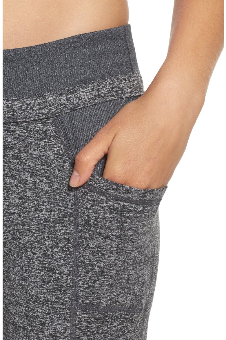 Lexi High Waist Relaxed Leggings, Alternate, color, BLACK