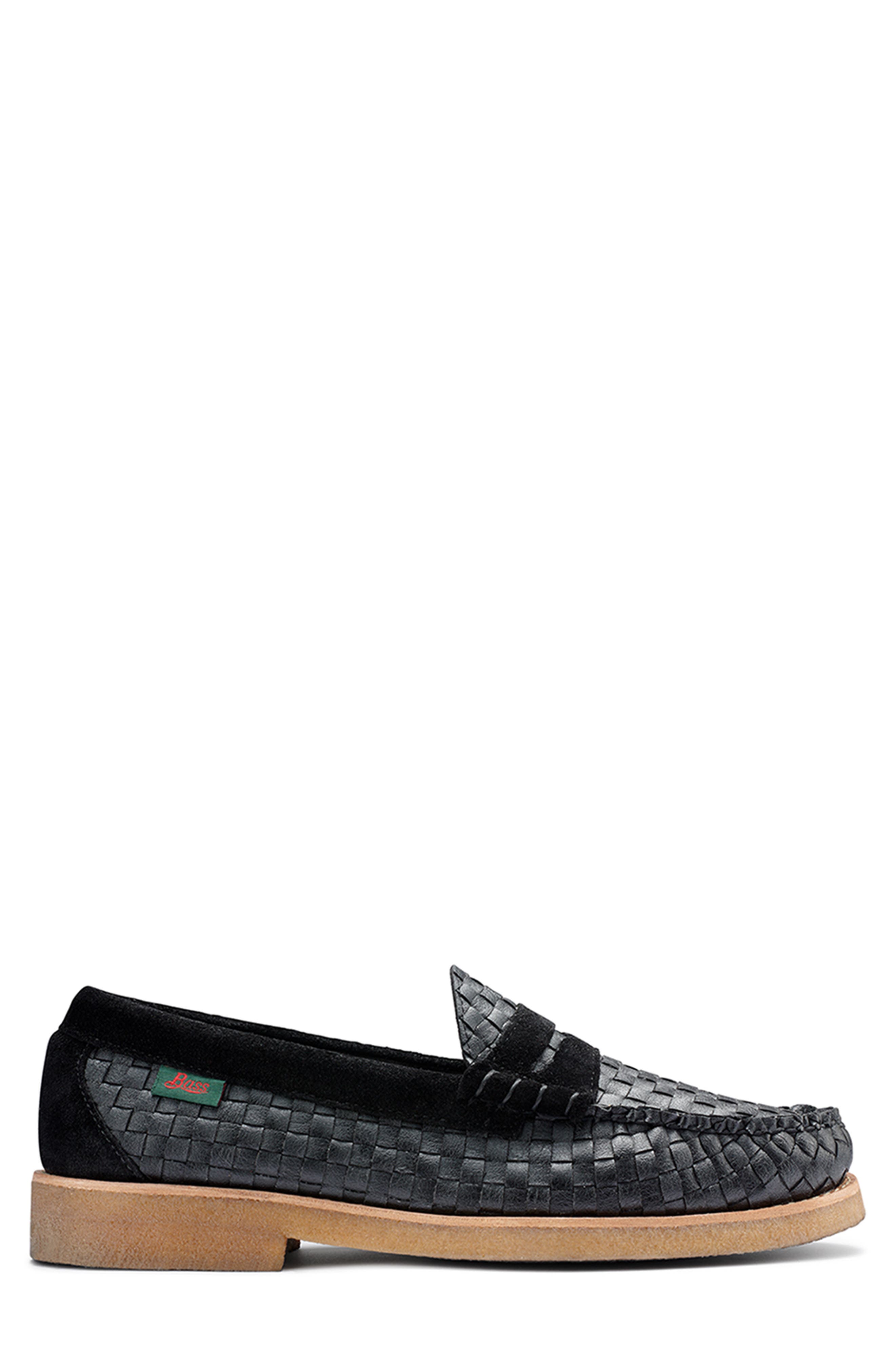 G.H.BASS Larson Woven Penny Loafer, Alternate, color, 