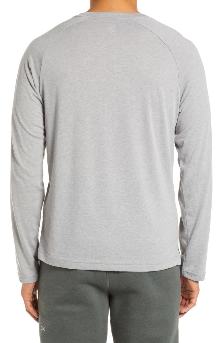 Alo Triumph Raglan Long Sleeve T-Shirt, Alternate, color, 