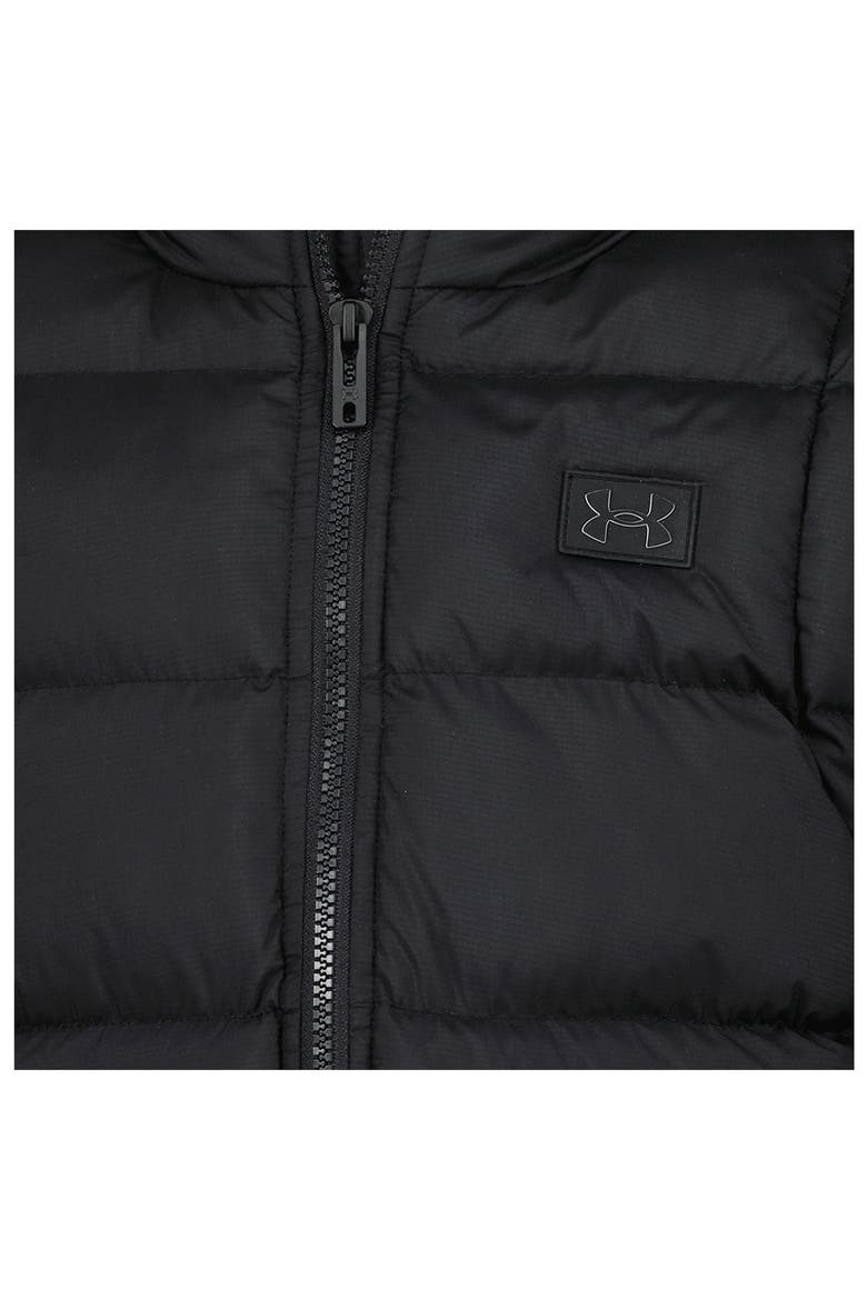 Kids' Water Repellent Mixed Media Jacket, Alternate, color, BLACK