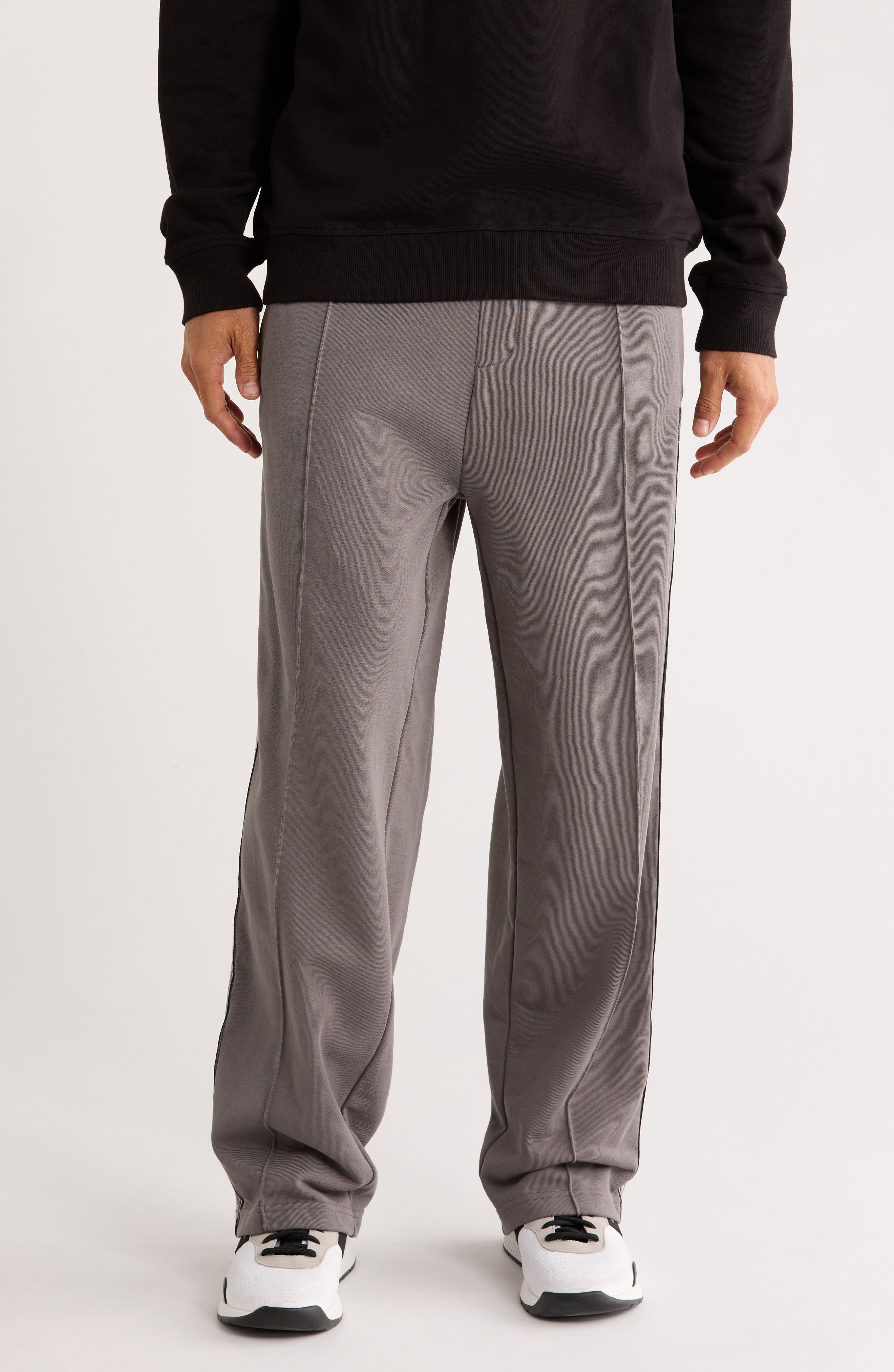 HUGO Dishote Logo Tape Cotton Pants