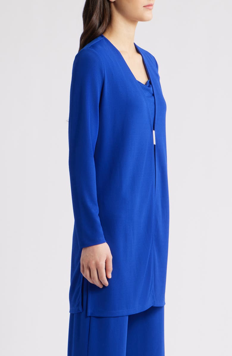 Anne Klein Front Clasp Textured Cardigan, Alternate, color, 