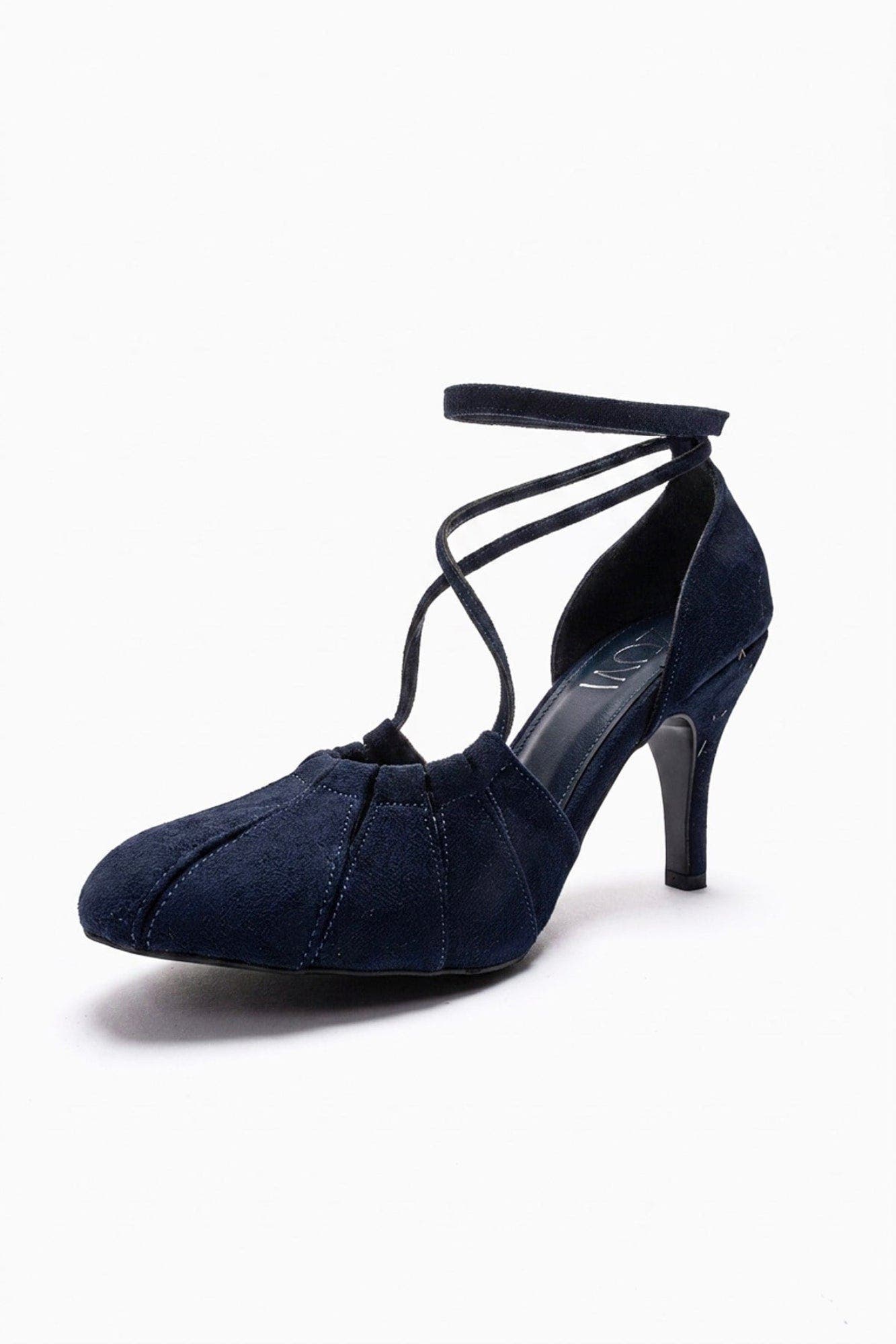 Eliza Stiletto Pump, Alternate, color, Navy Suede