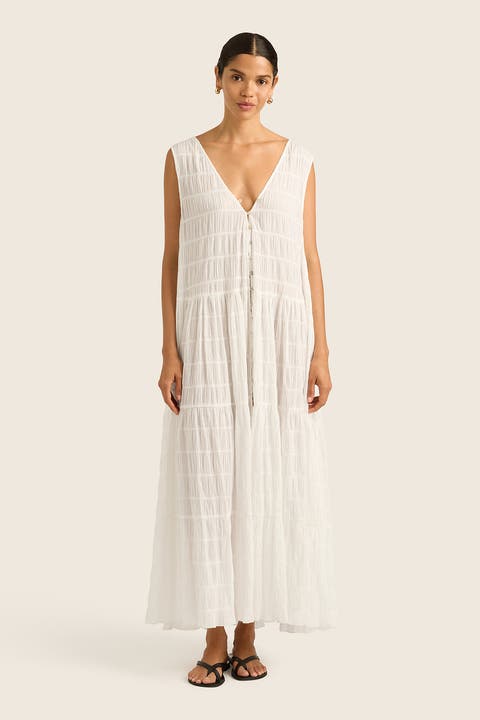 Noppies Hope Sleeveless Dress - Pristine White