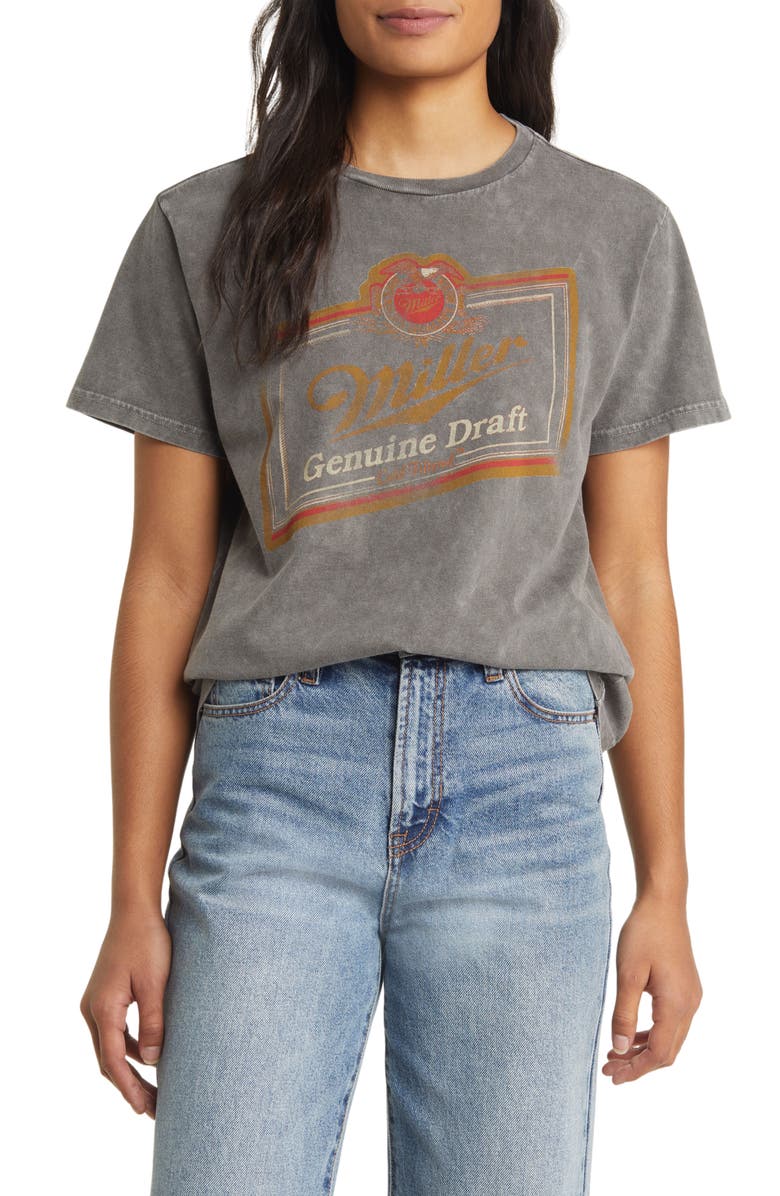 Lucky Brand Miller Genuine Draft Graphic T-Shirt, Main, color, 