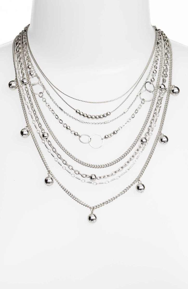 Halogen<sup>®</sup> Multistrand Necklace, Alternate, color,