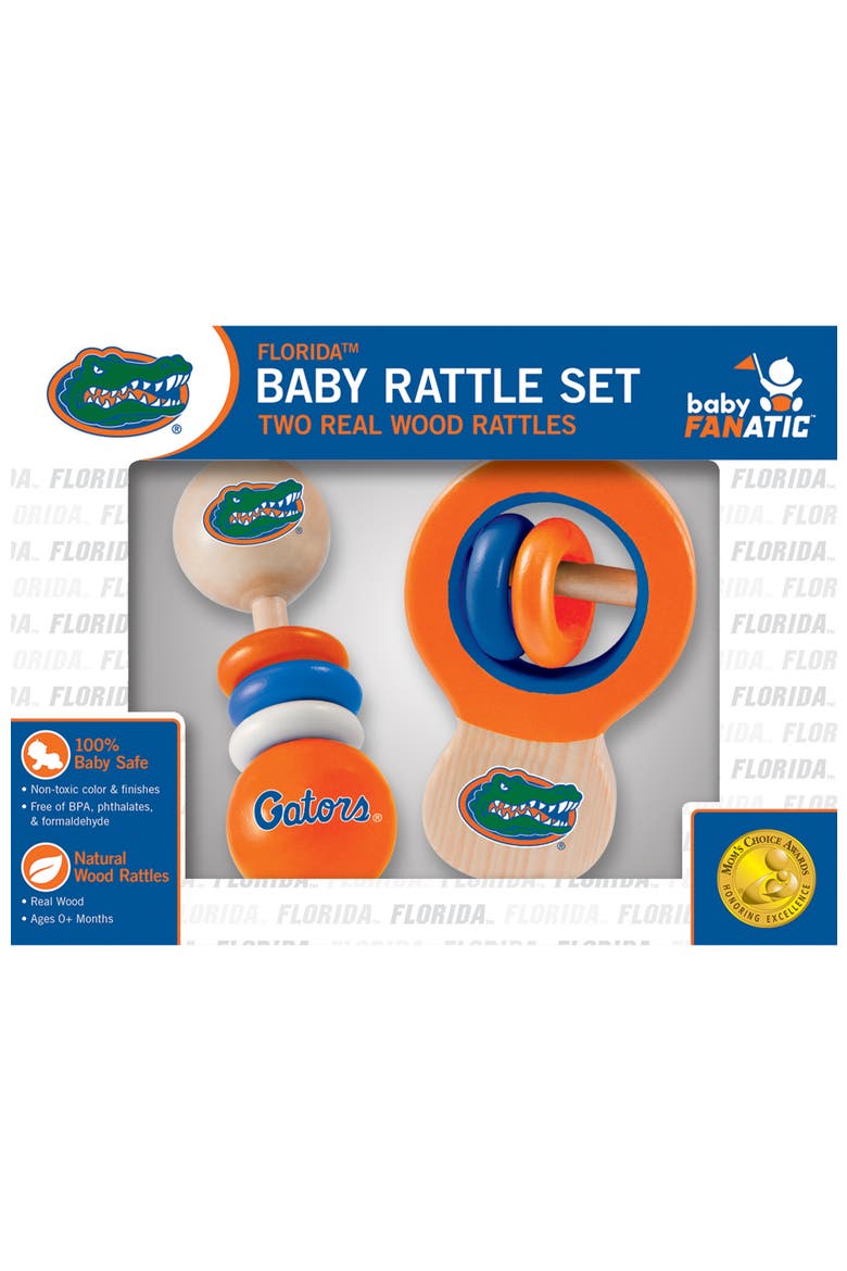 Florida Gators Baby Rattles 2-Pack, Alternate, color, Multicolor