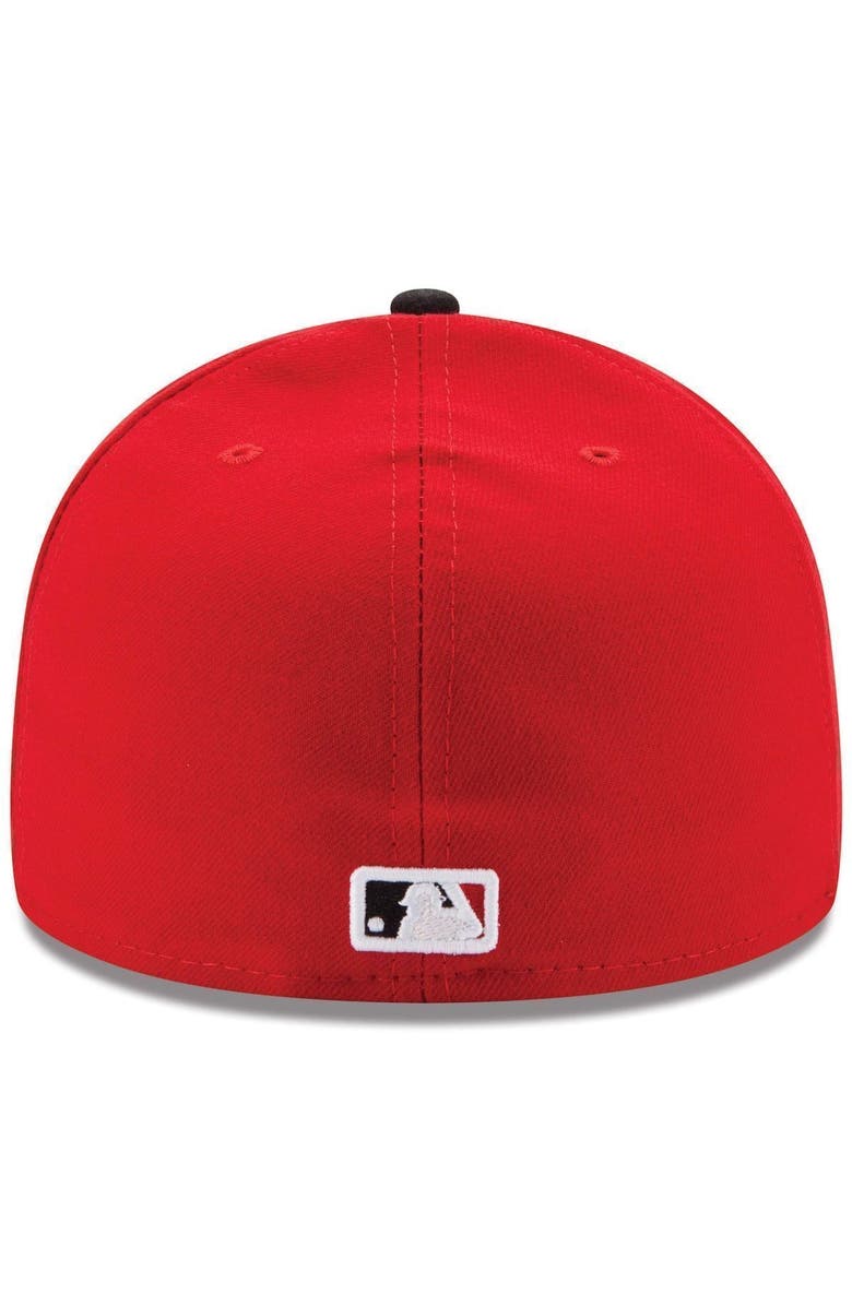 New Era Men's New Era Red/Black Cincinnati Reds Road Authentic Collection On-Field 59FIFTY Fitted Hat, Alternate, color, Red