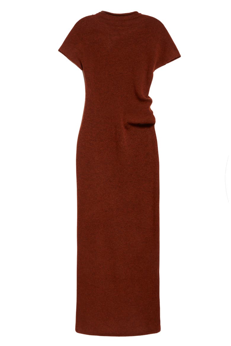 Abie Boiled Knit Sweater Dress, Alternate, color, CINNAMON