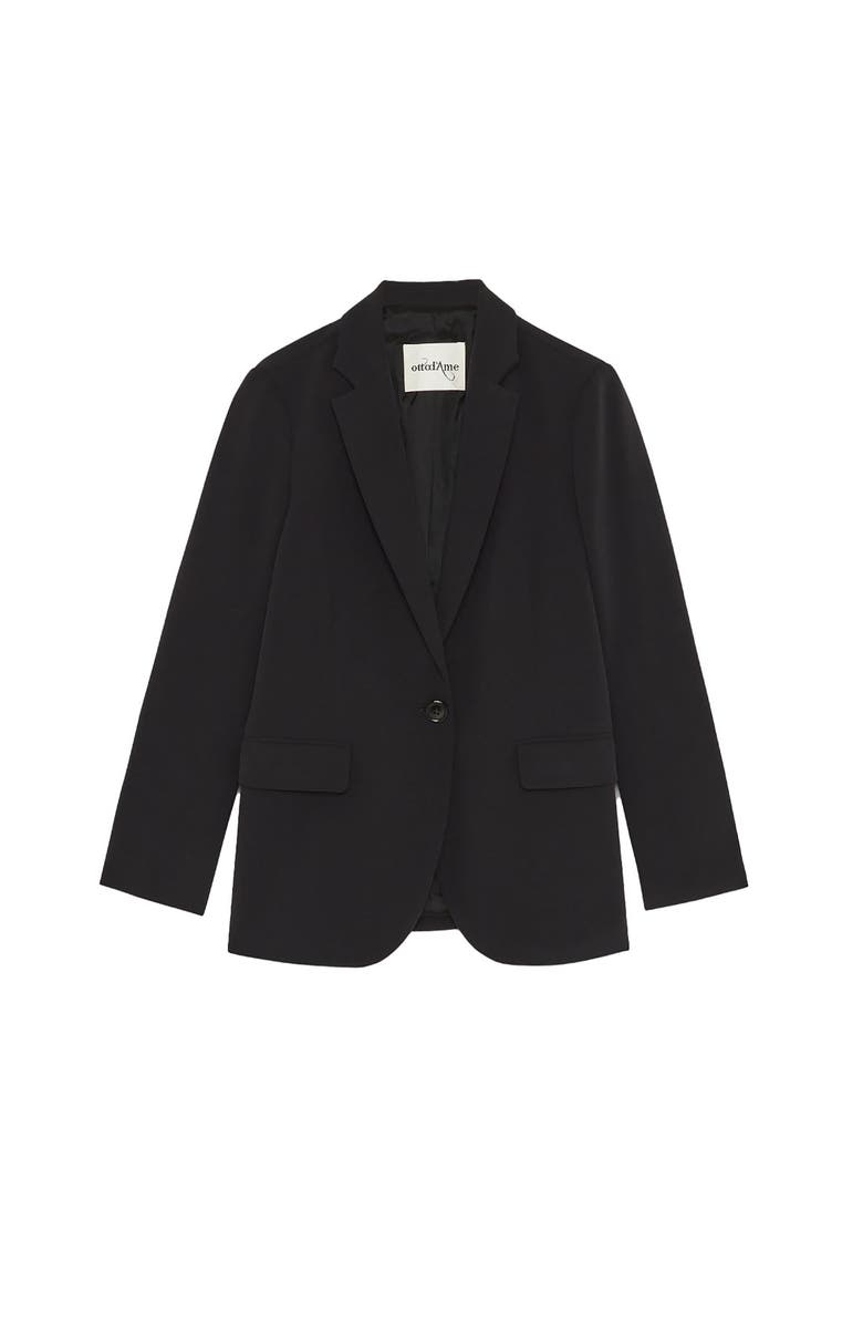 ottod'Ame Classic Tailored Blazer, Alternate, color, Black