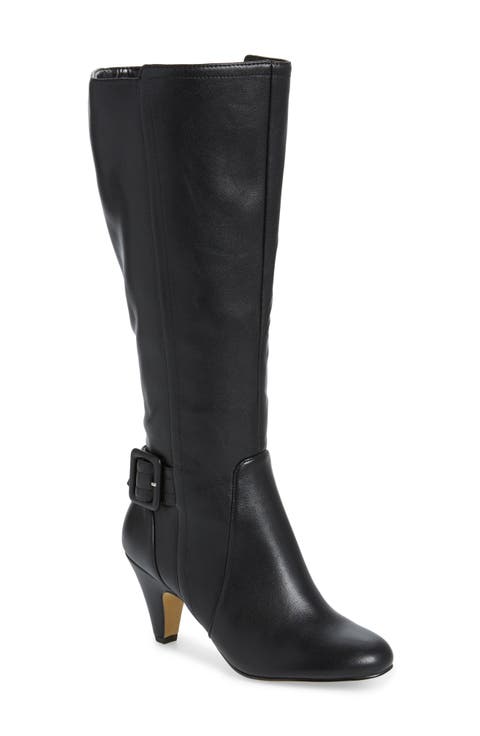 Troy Knee High Buckle Boot (Women)