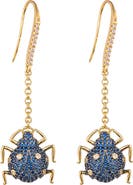 EYE CANDY LOS ANGELES Lexy Beetle Drop Earrings