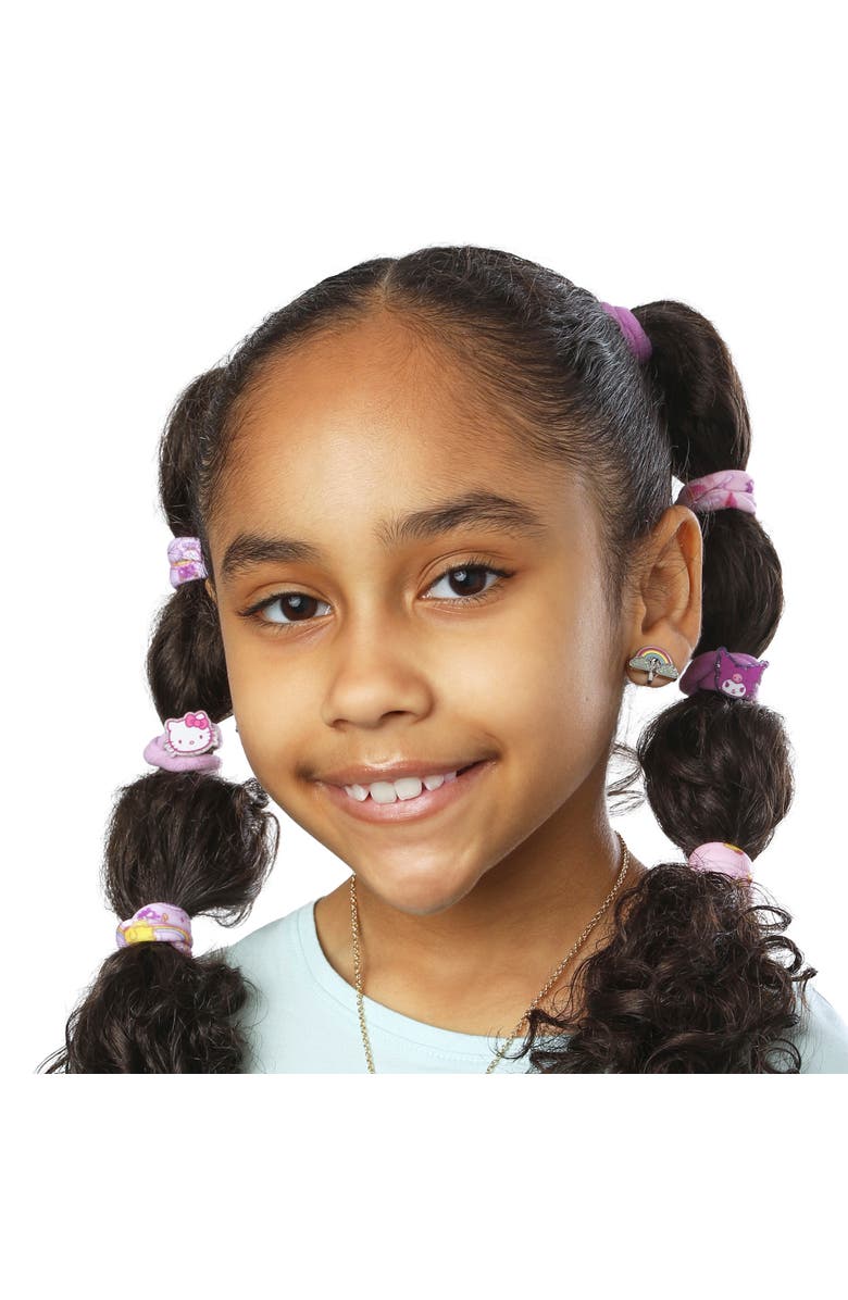 Hello Kitty Hair Ties in Bulk 50 Pieces Sanrio Hair Accessories, Alternate, color, Multicolored