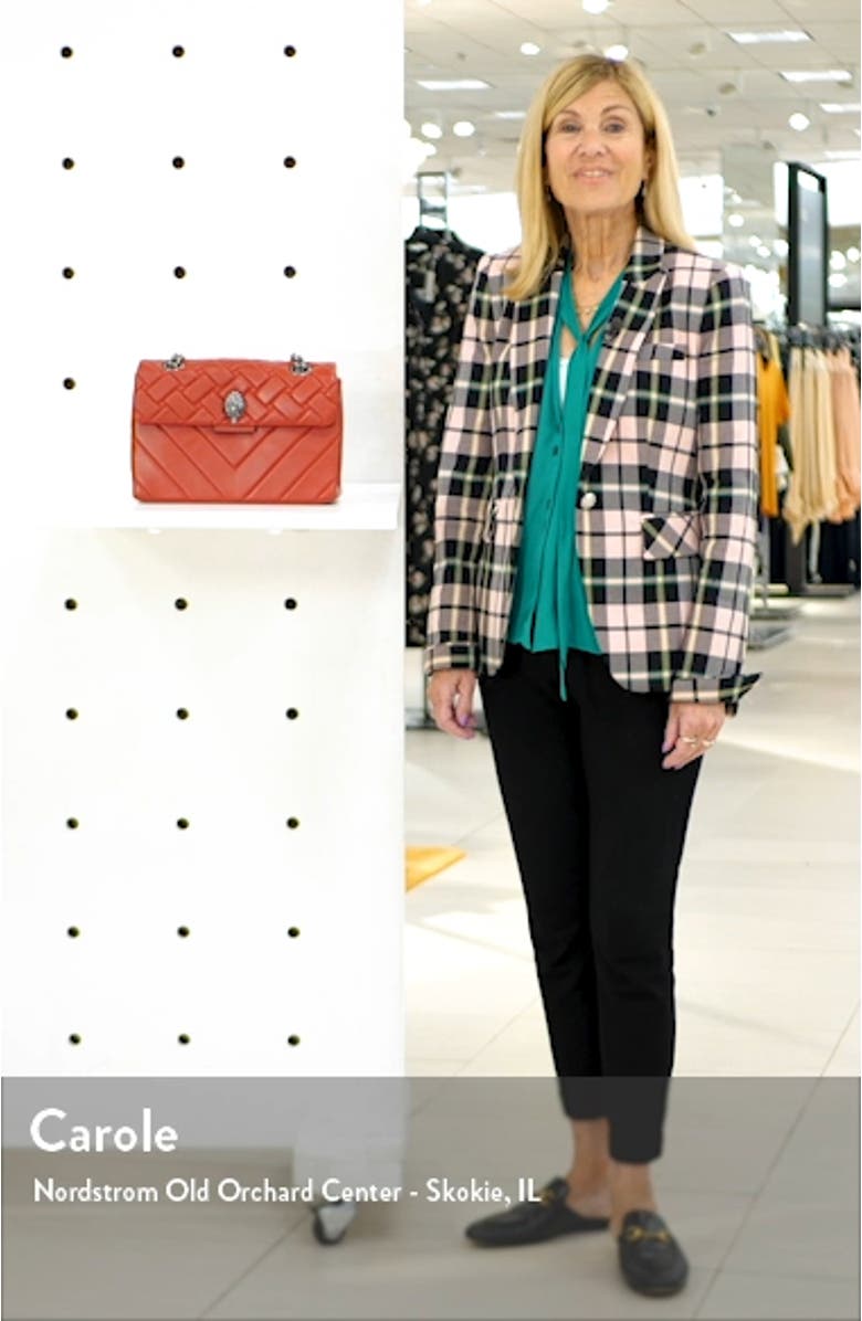 Kensington X Quilted Leather Shoulder Bag, sales video thumbnail