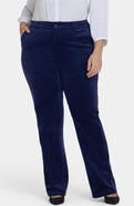 NYDJ Straight Leg Velveteen Trouser Pants