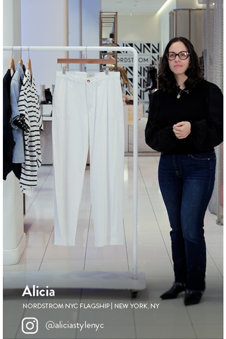 Zoie Wide Leg Relaxed Pants video