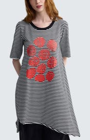 LUUKAA Zarael Striped Jersey Tunic