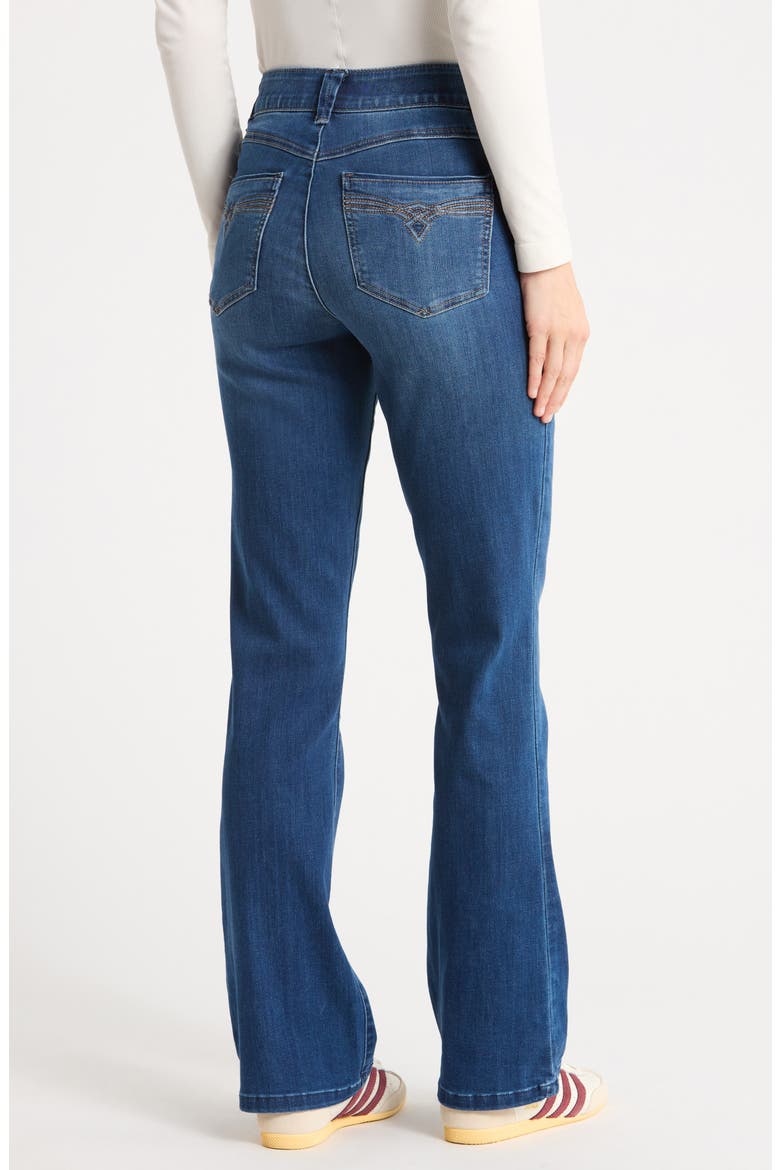 Itty Bitty Flare Leg Jeans, Alternate, color, BLUE
