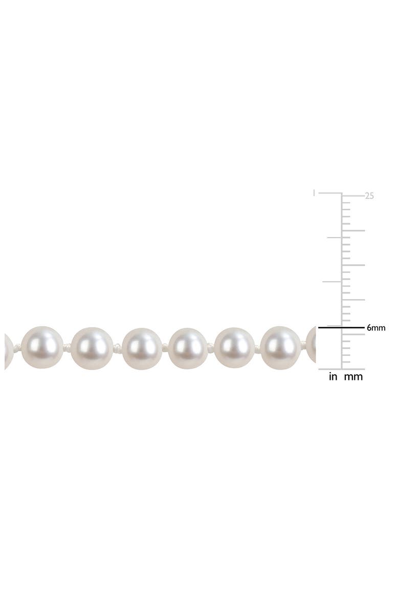 Cultured Pearl Bracelet, 6–6.5mm, Alternate, color, WHITE