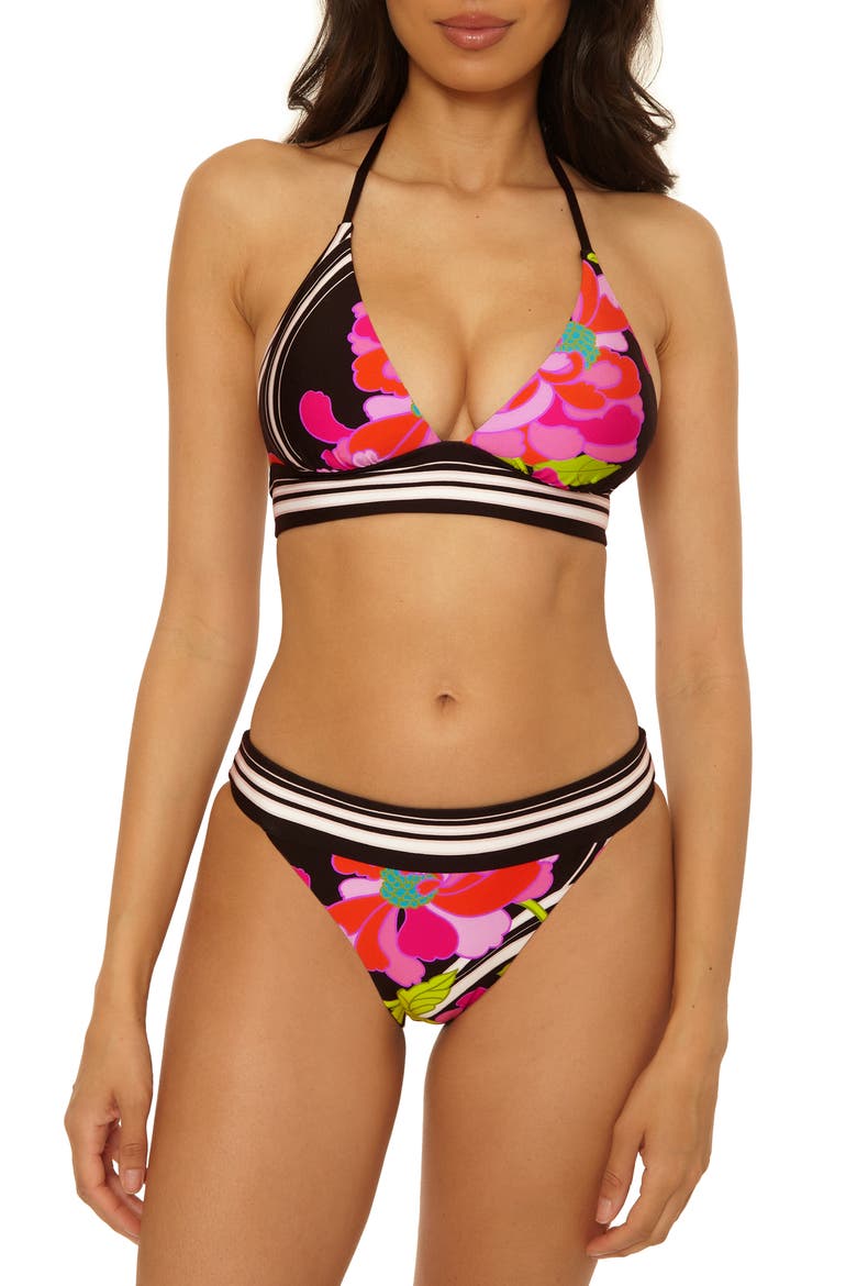 Bougainvillea Reversible Hipster Bikini Bottoms, Alternate, color, MULTI